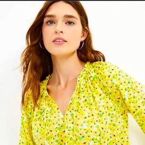 Loft 3/4 sleeve blouse, size M